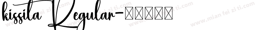 kissita Regular字体转换